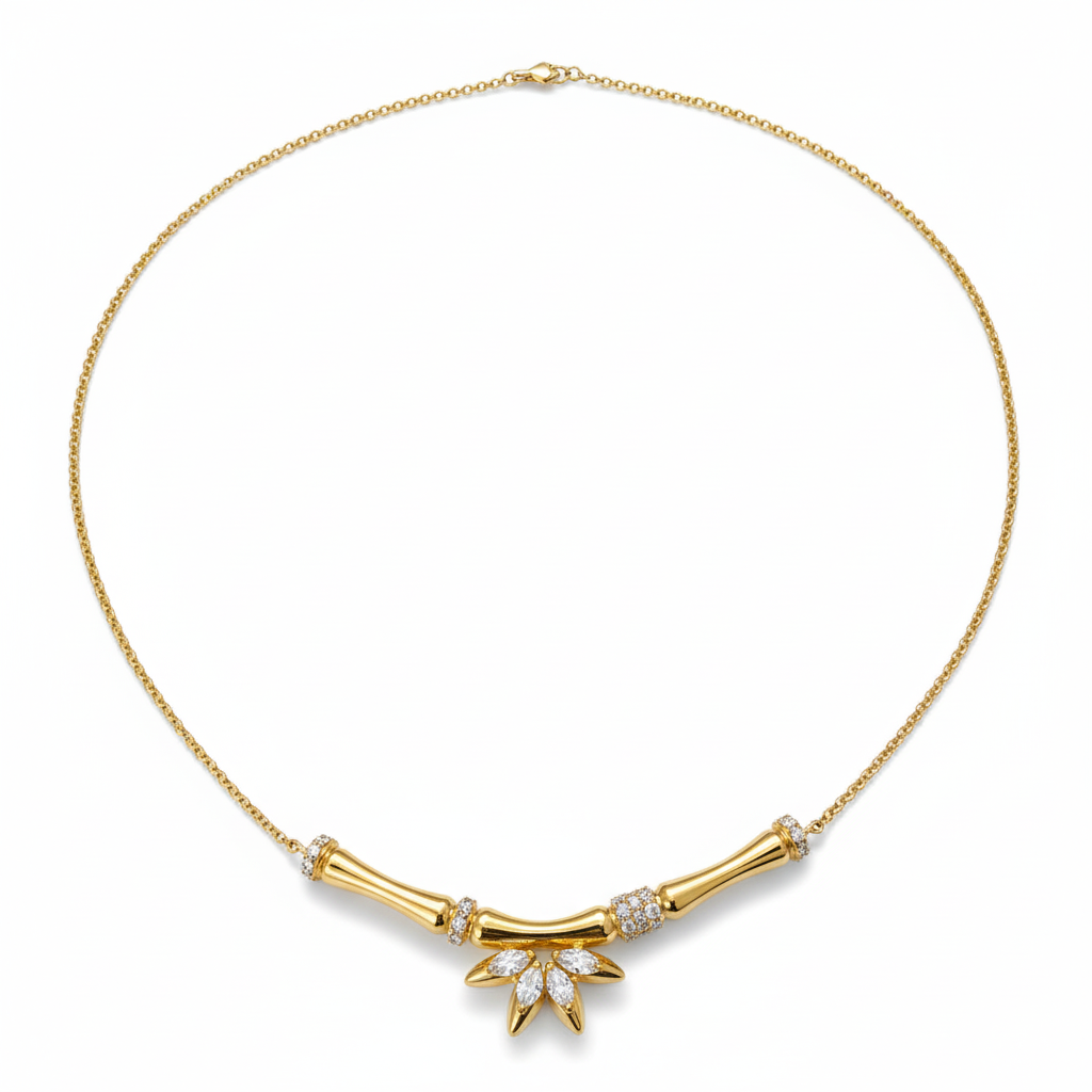 Diamond-Necklace-18K-GOLD-SIRAN-BY-IRAM