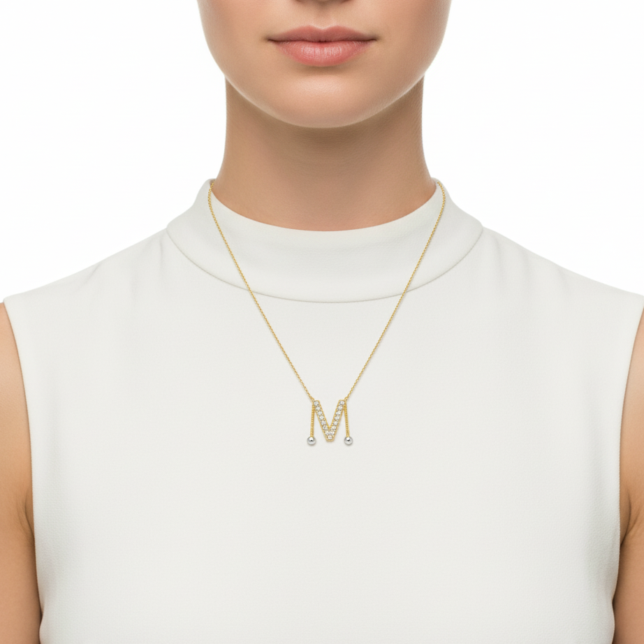 Letter_M_-_Diamond_Necklace_-_SIRAN_BY_IRAM