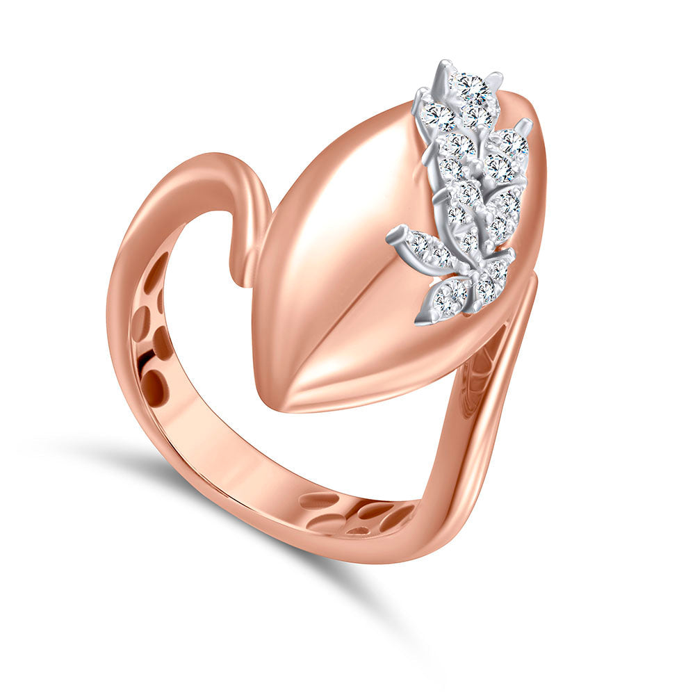18k Rose gold Diamond Rings - S-H061RS