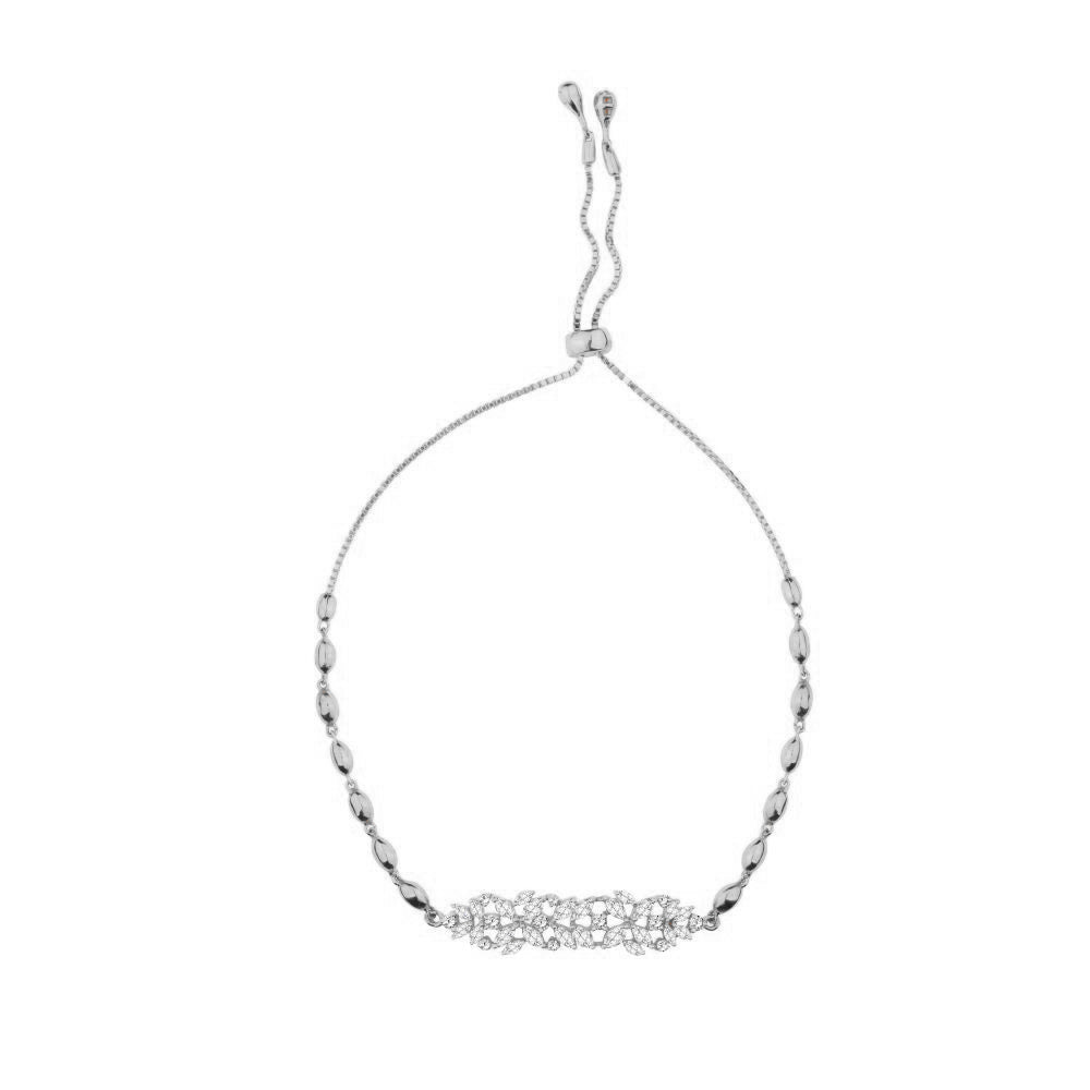 Gorgeous flowers bracelets in 18k White gold - S-BU029S
