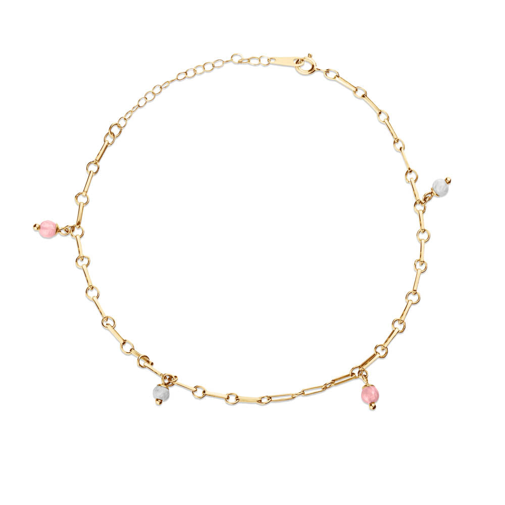 Summer Anklet/bracelet in 18k Gold Rose gold / S-X032K