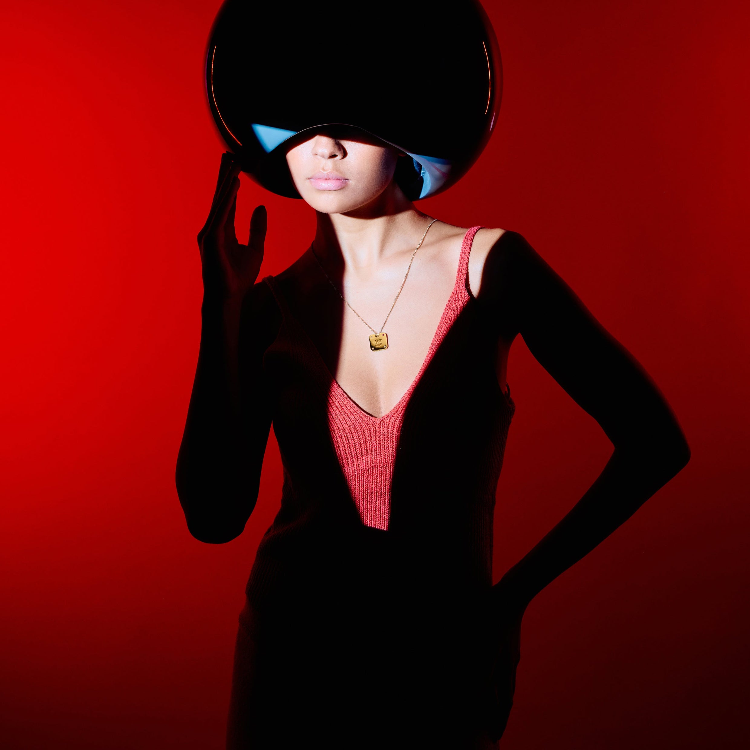 18K Gold Whistle Pendant with Diamonds