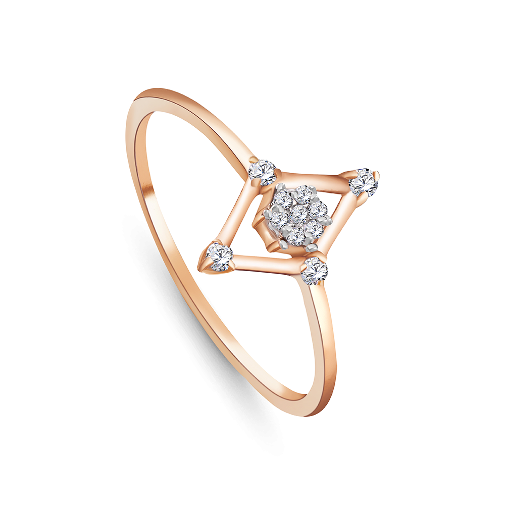 Rose gold online ring for girlfriend