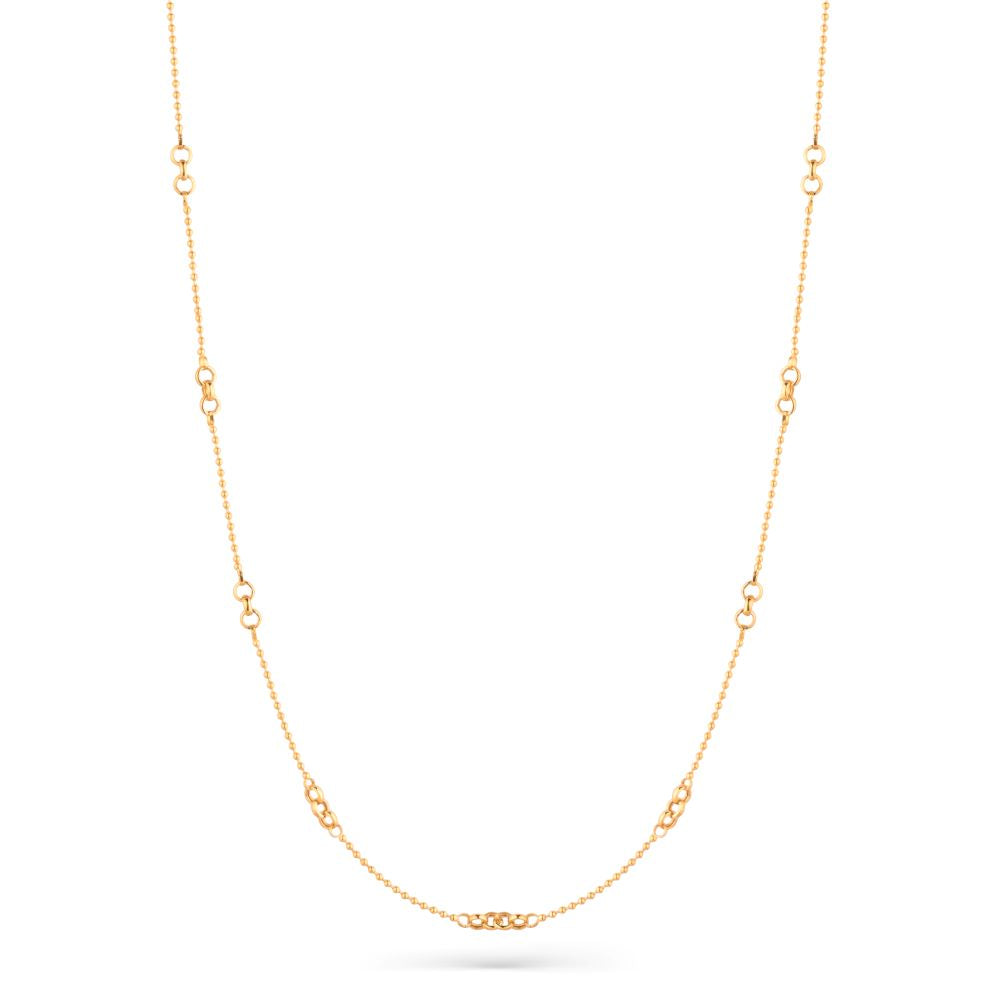 A perfect Gold Necklace in 18K Yellow gold - J-N017G