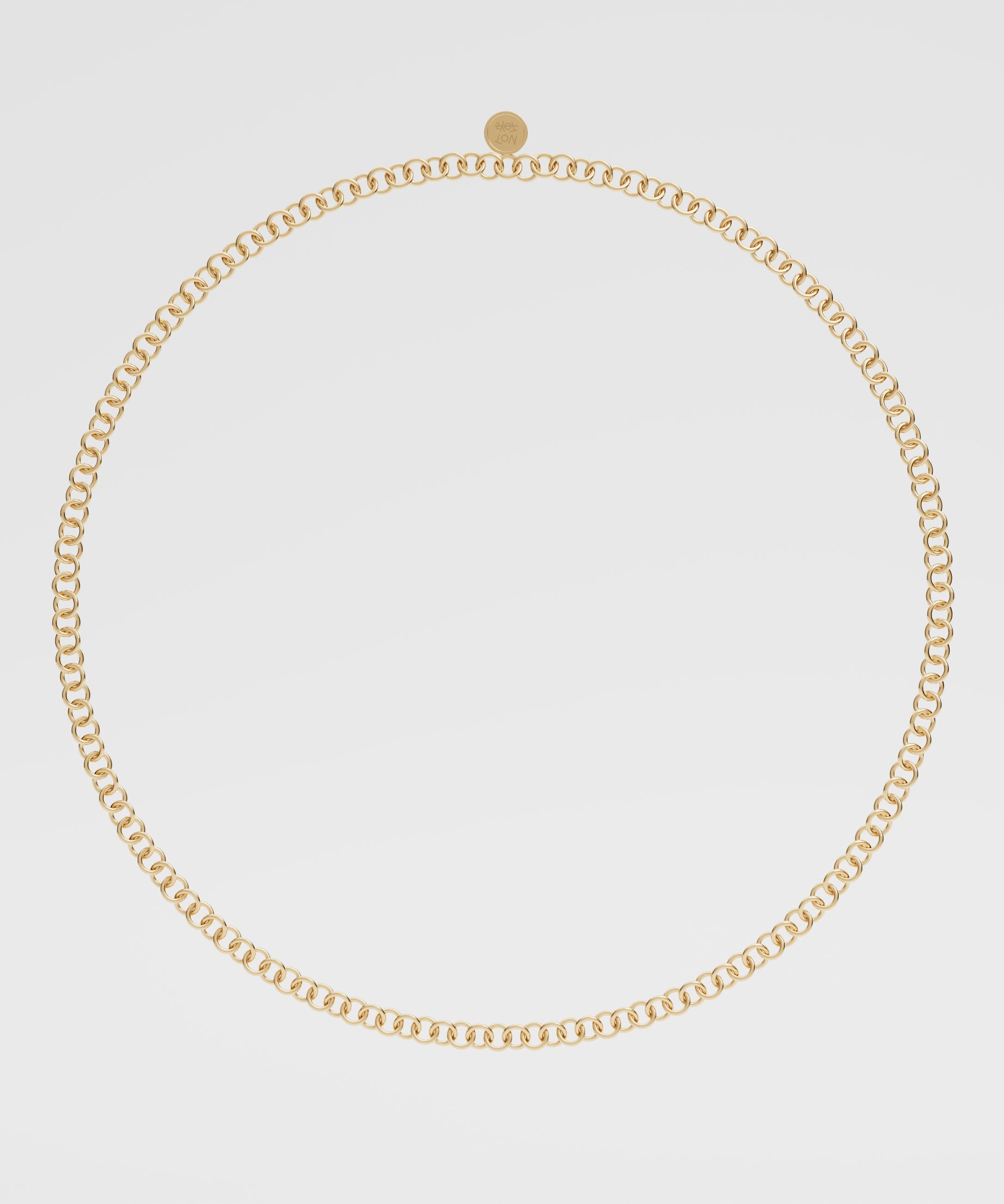 18k Gold Charms Chain Necklace