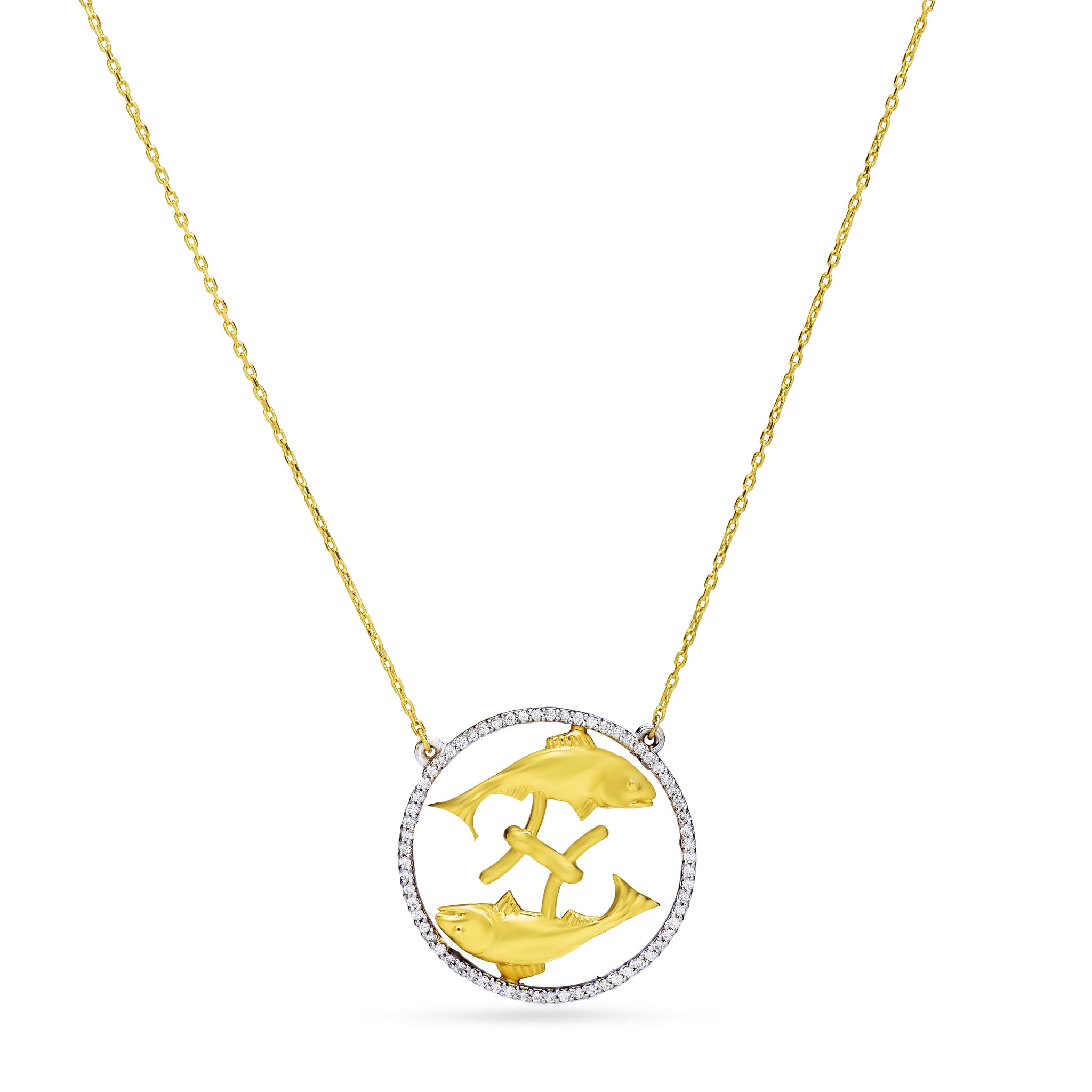 Beautiful Diamond Necklace fits you in 18K Diamond - FSPN001H