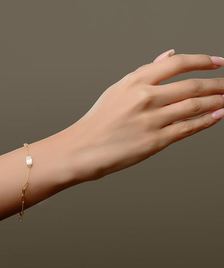 18K Yellow Diamond Bracelet - S-B241SBON