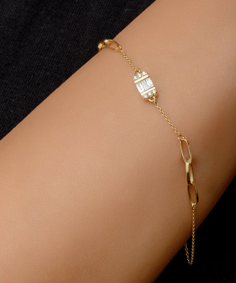 18K Yellow Diamond Bracelet - S-B241SBON