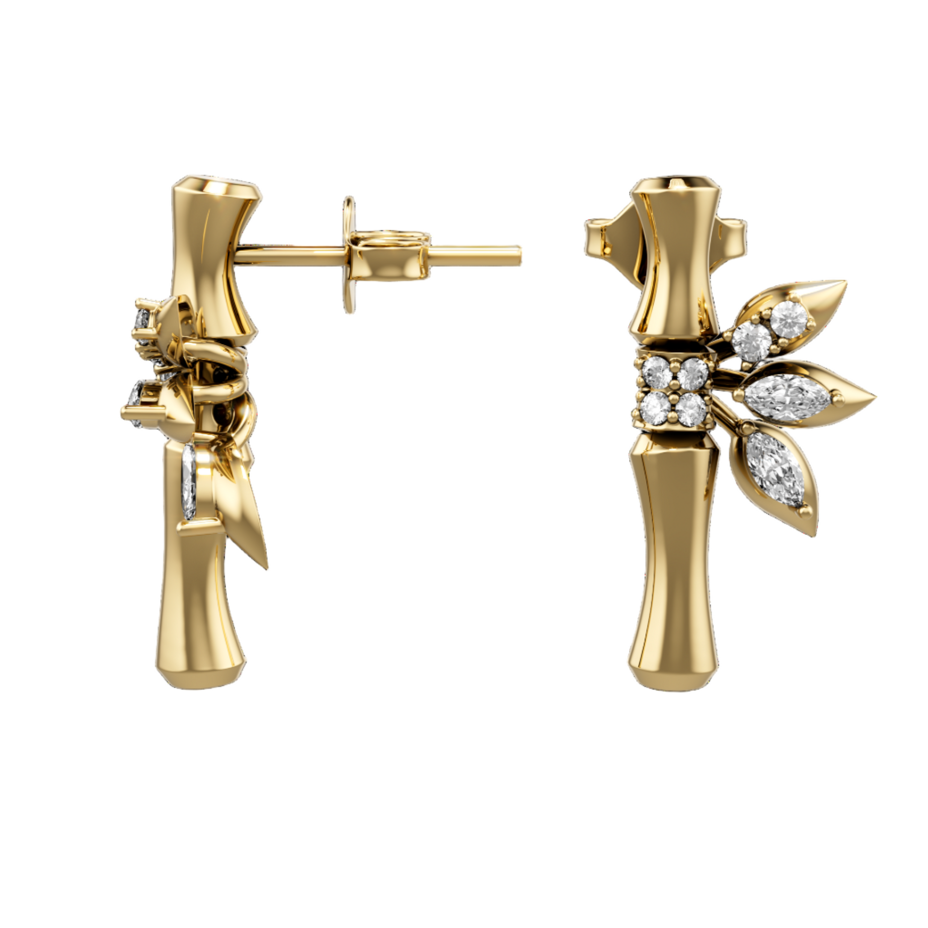 Diamond-Earring-18K-GOLD-SIRAN-BY-IRAM