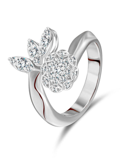 18k White gold Diamond Rings - S-H069RS