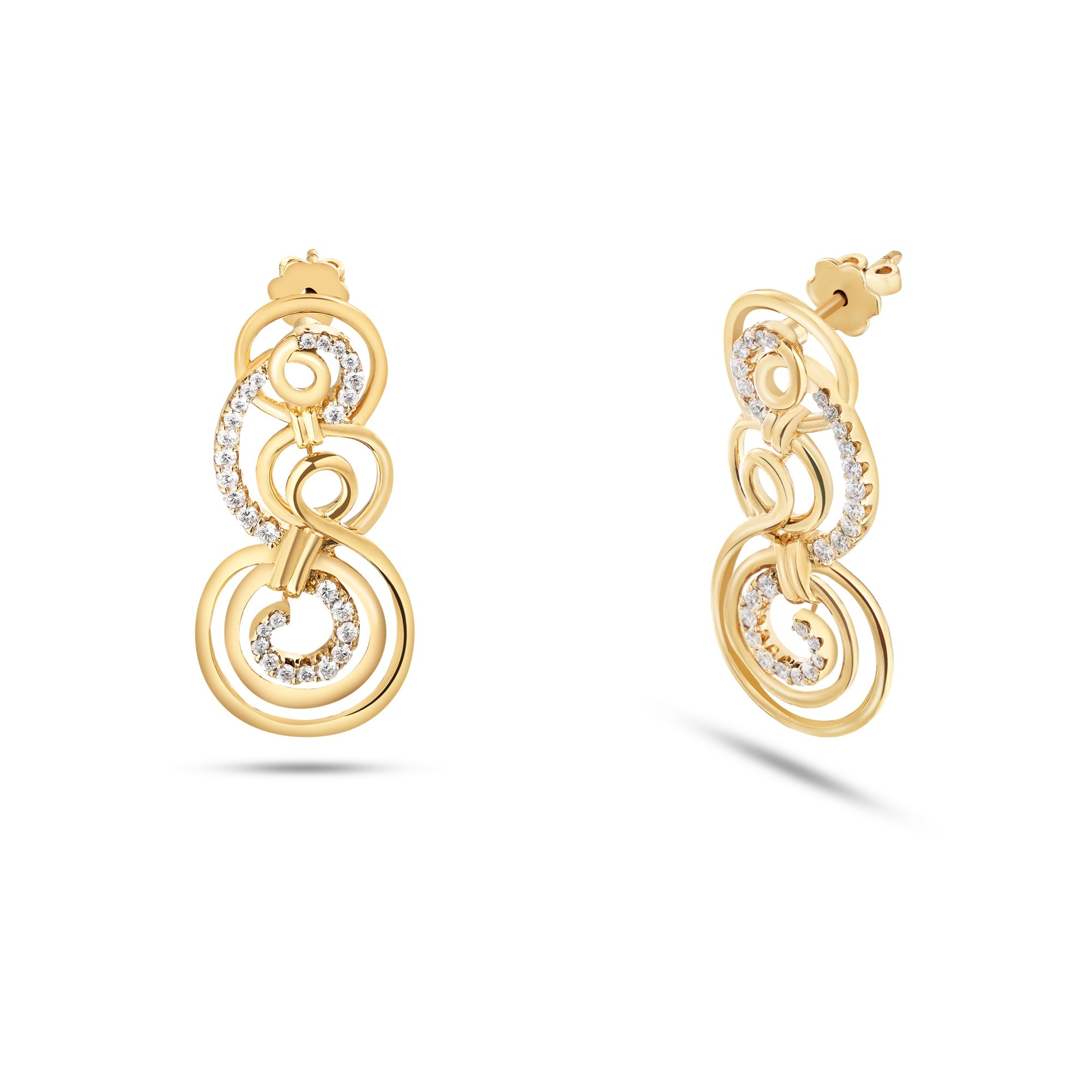 Diamond-Earring-18K-GOLD-SIRAN-BY-IRAM-Jewelry