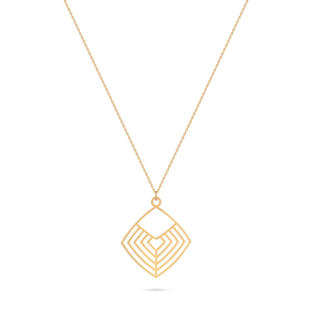 A simple summer dangling necklace in 18K Rose Gold - S-P299G/R/WG