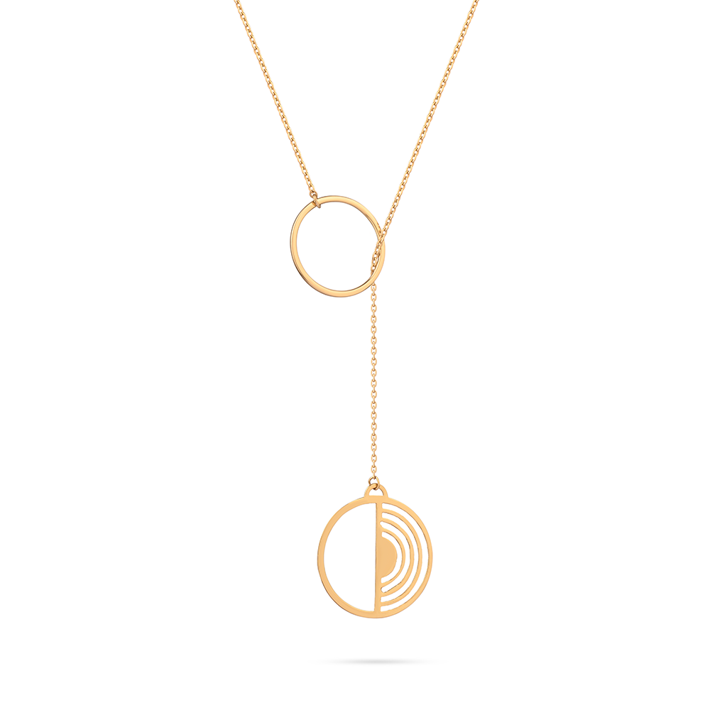 A unique summer dangling necklace in 18K Rose Gold - S-P295G/R