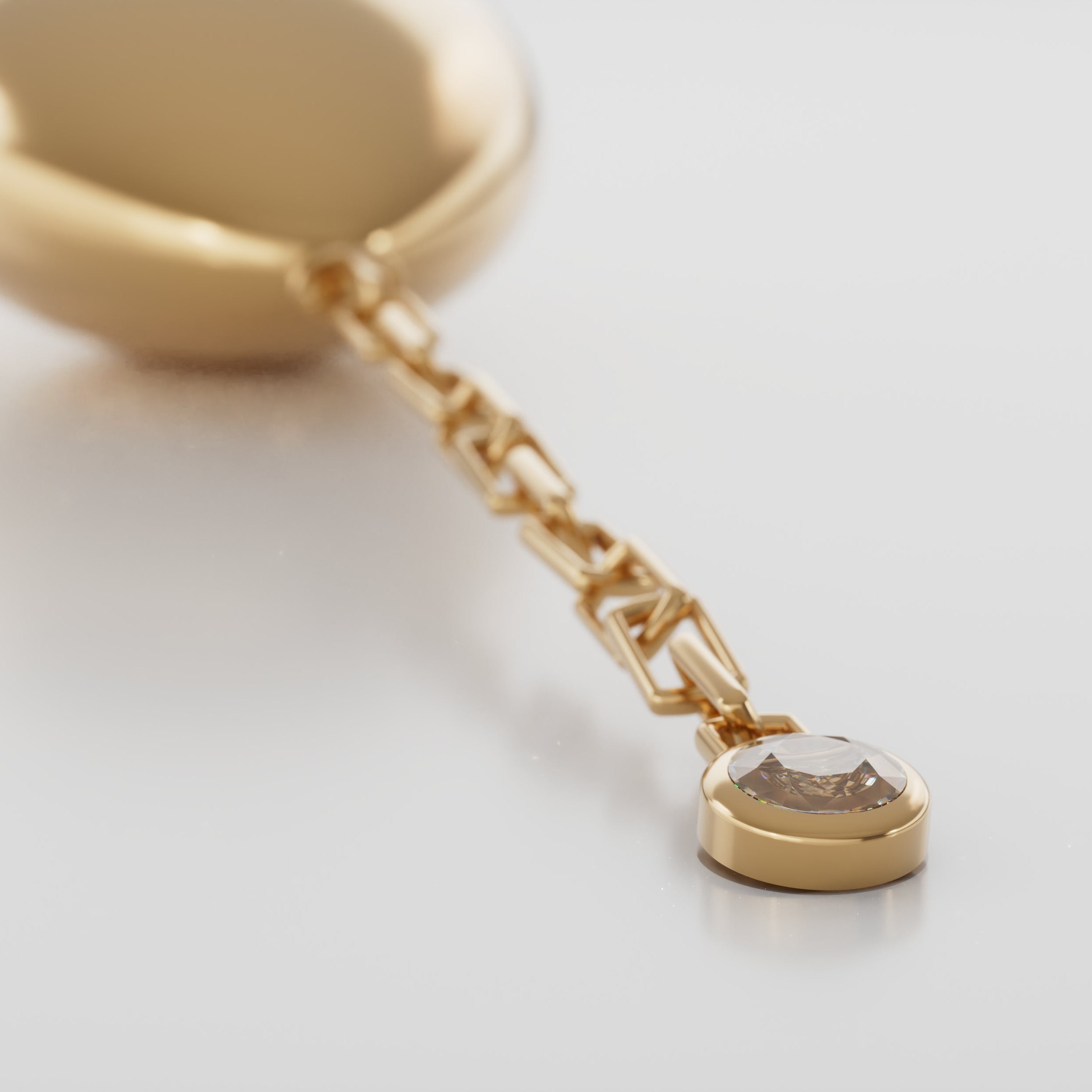 18K Gold Dreamy Balloon With Diamond