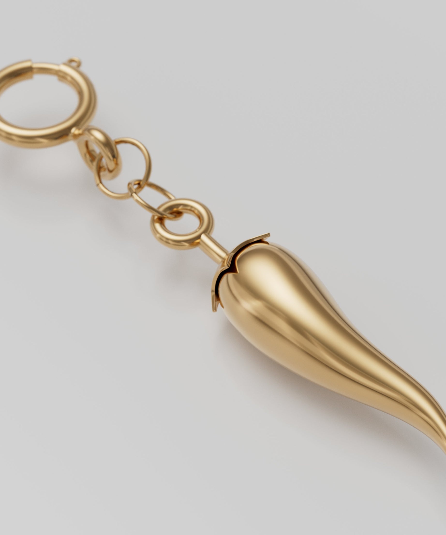 18K Gold Hot Chili Pepper
