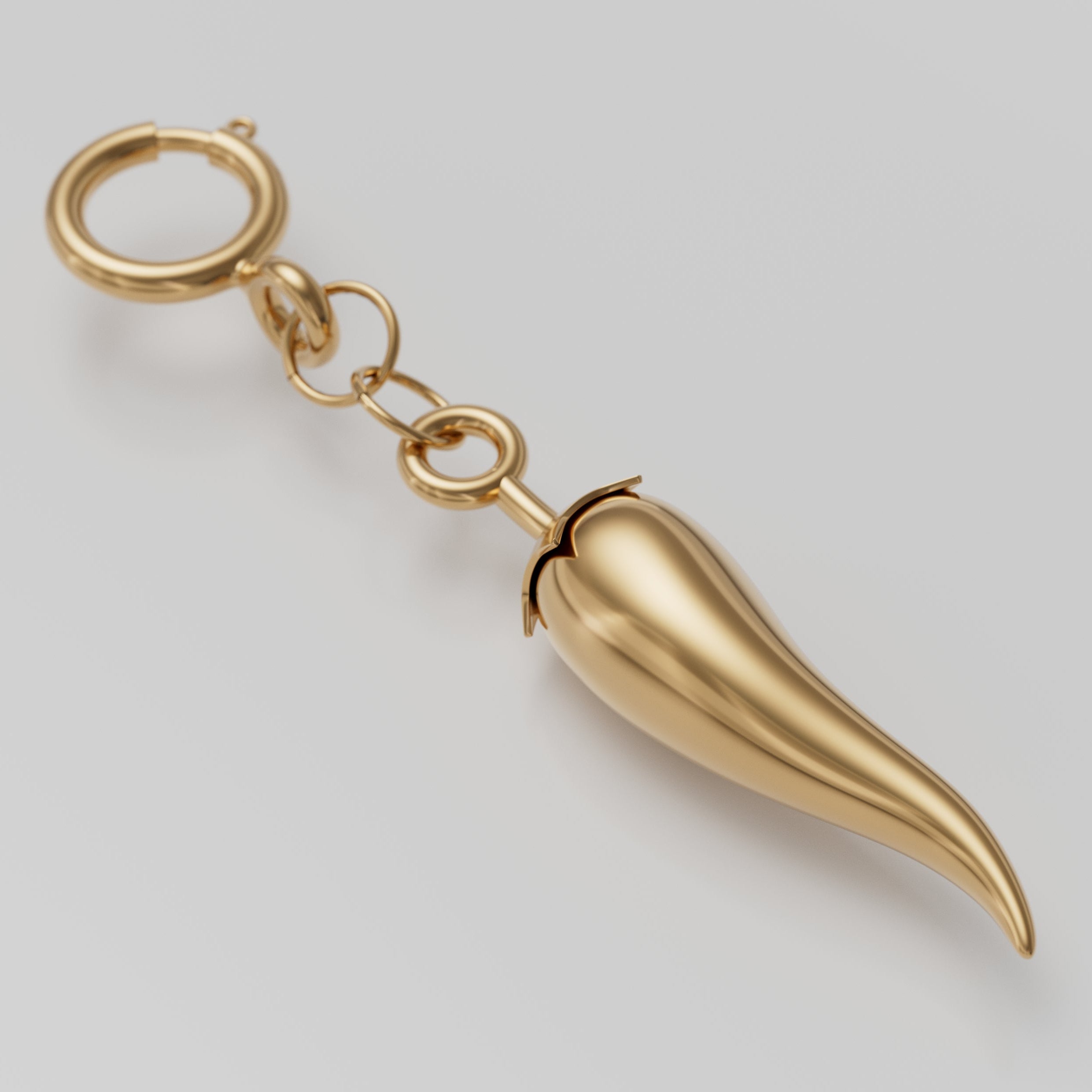 18K Gold Hot Chili Pepper