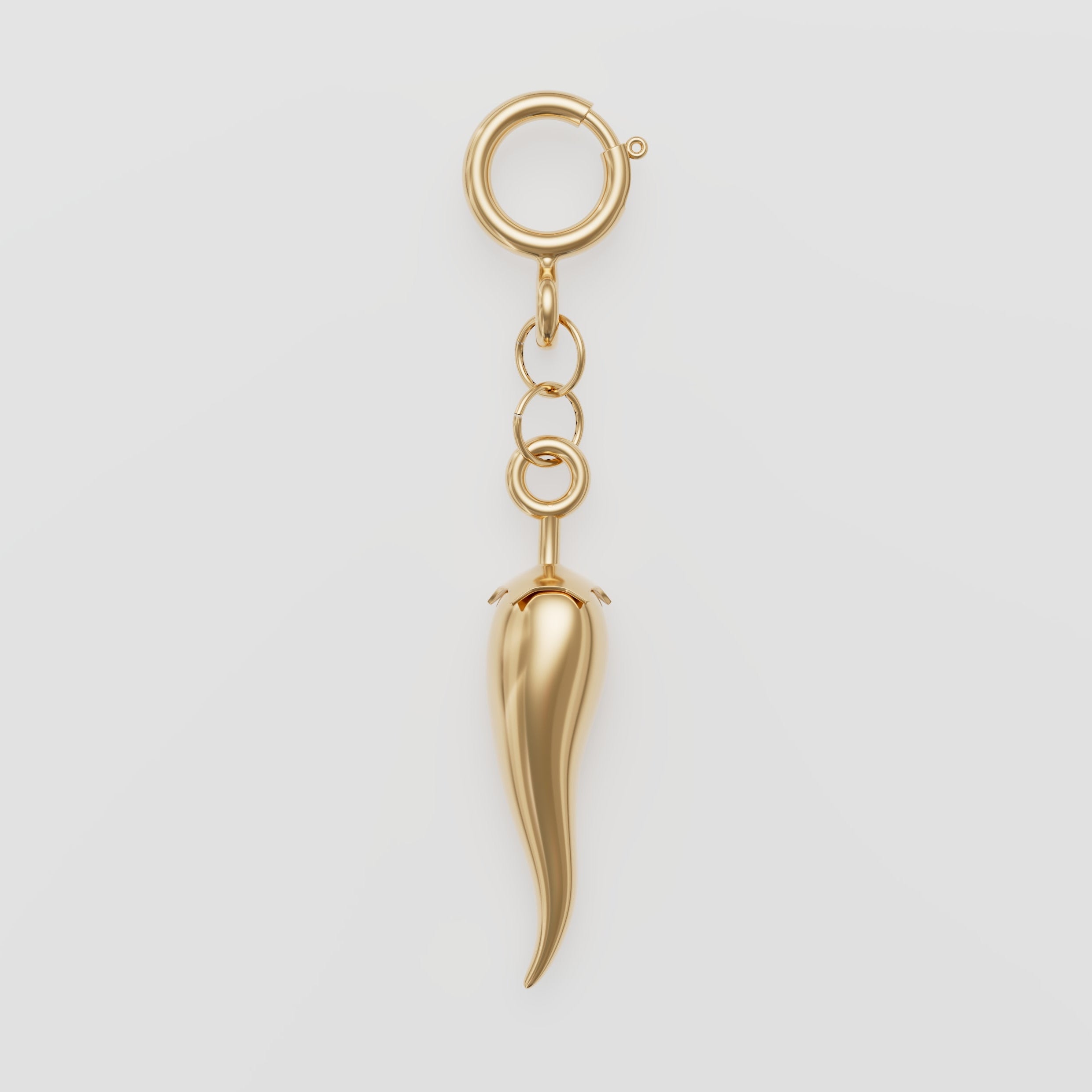 18K Gold Hot Chili Pepper