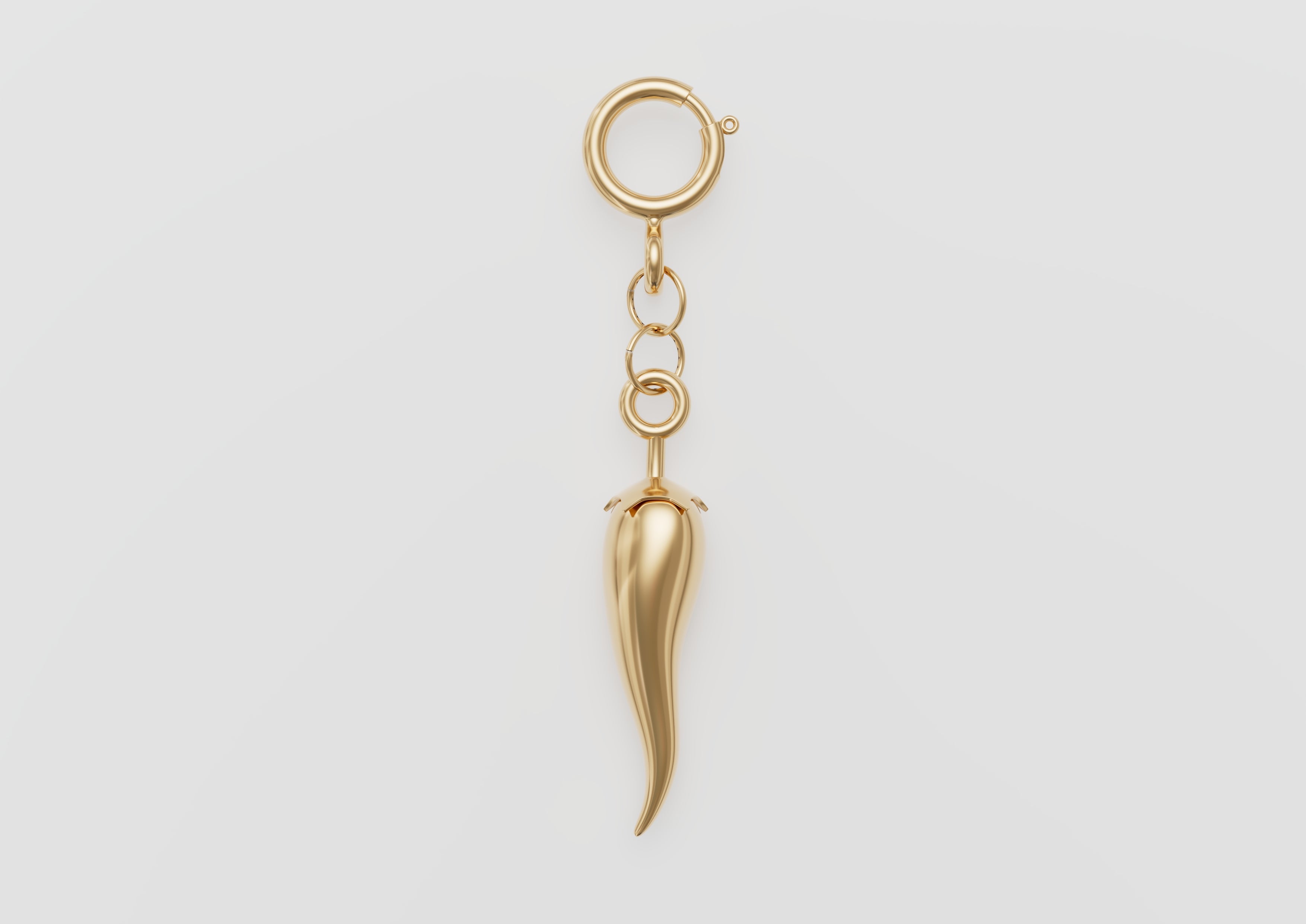 18K Gold Hot Chili Pepper