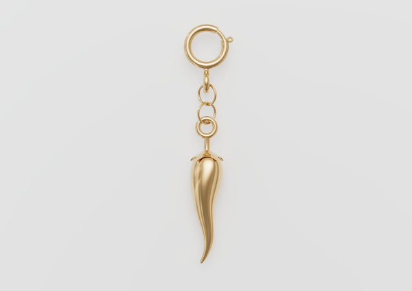 18K Gold Hot Chili Pepper