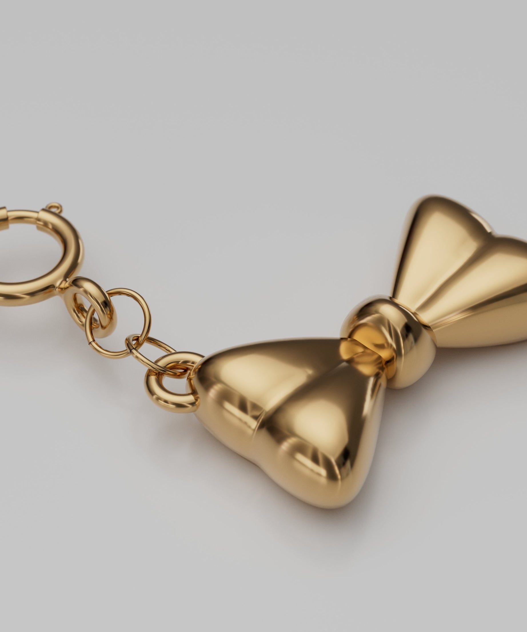 18K Gold Bow Tie
