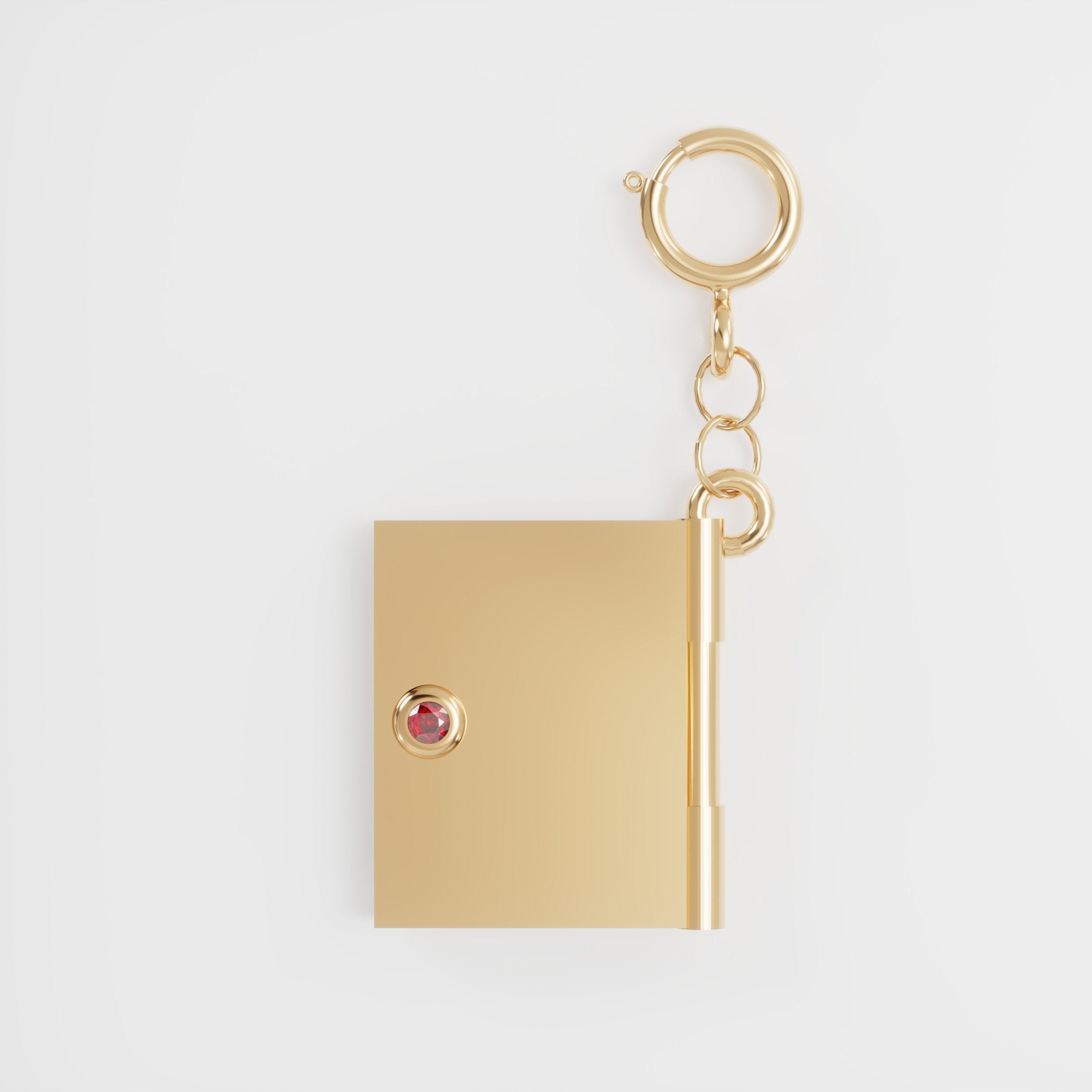 18K Gold Not Toys Book with Diamond