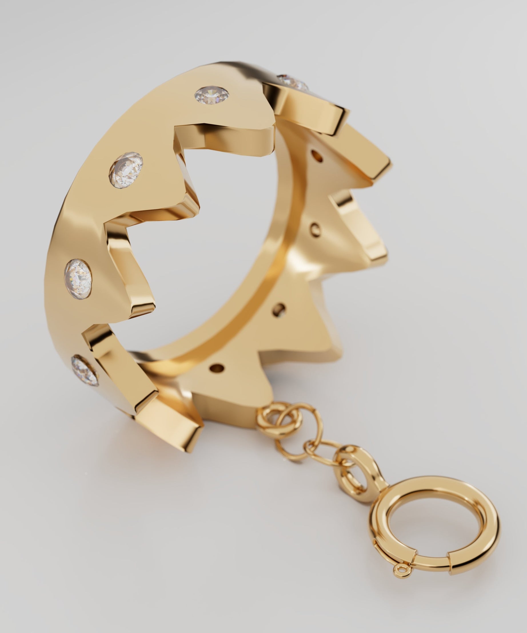 Coco's 18k Gold Crown with Diamonds  - S-P616SB