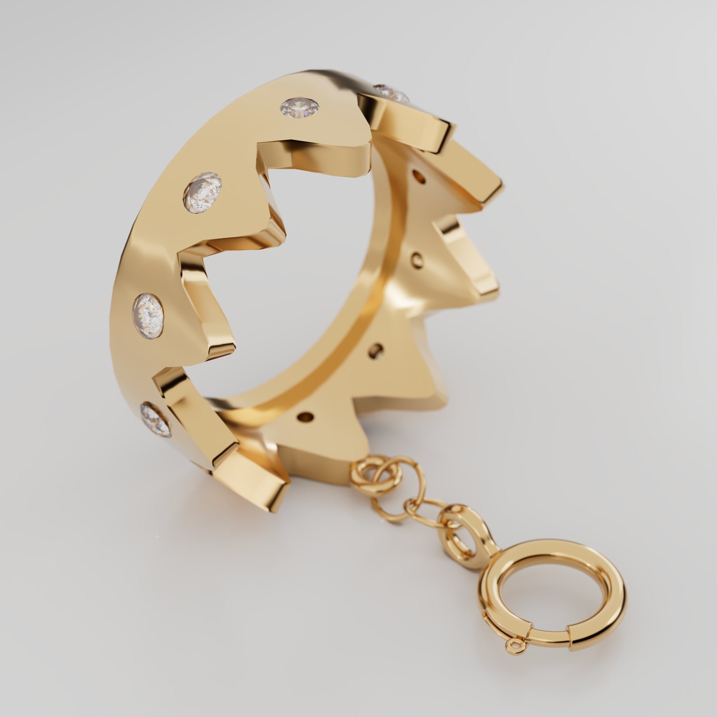 Coco's 18k Gold Crown with Diamonds  - S-P616SB