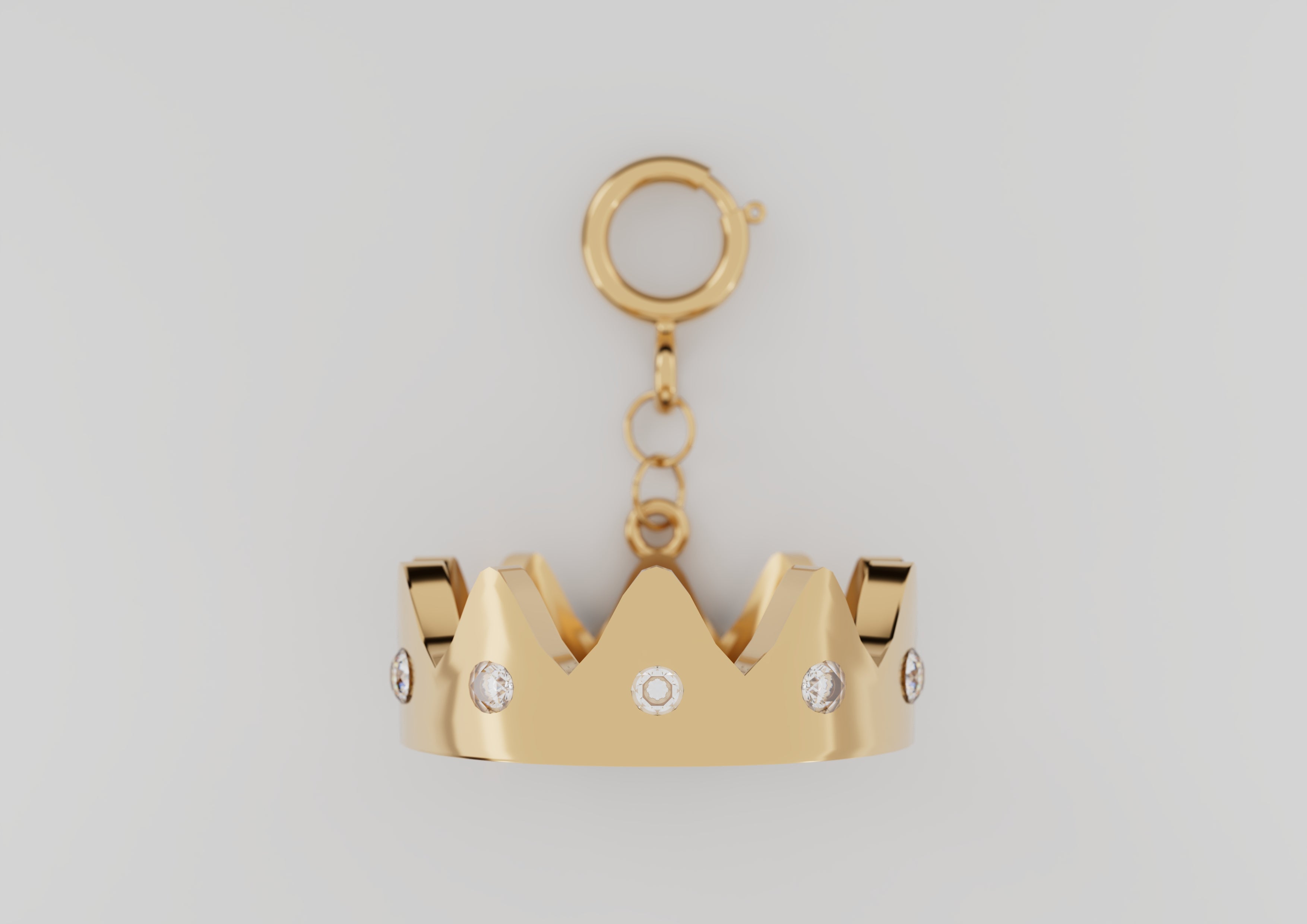Coco's 18k Gold Crown with Diamonds  - S-P616SB