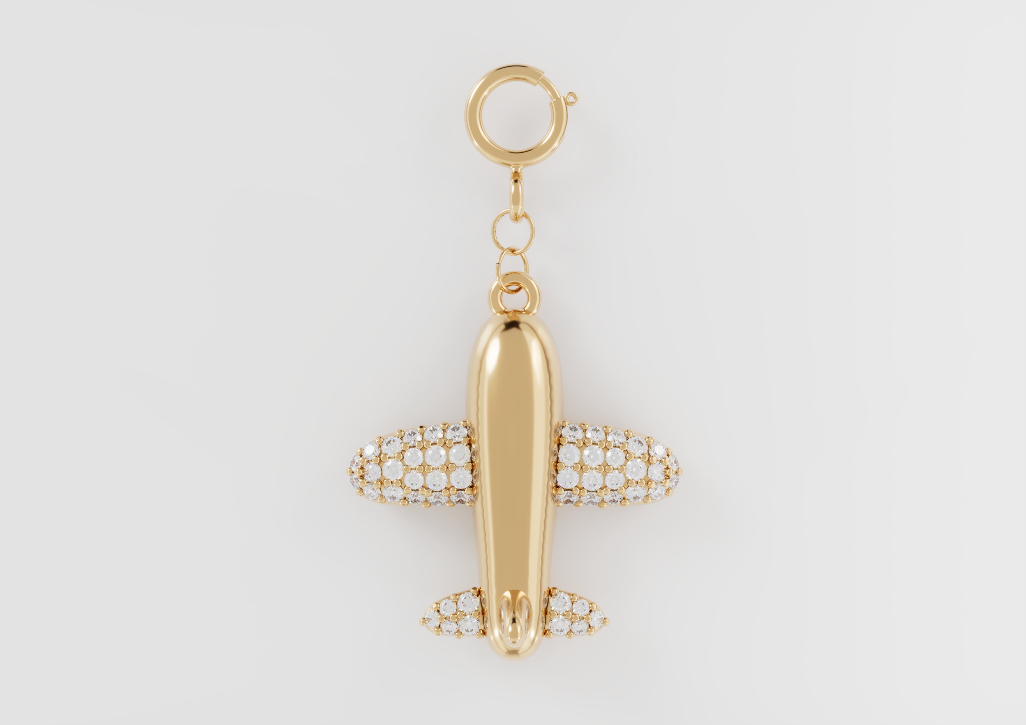18k Lucky Jet with Diamonds - S-P632S