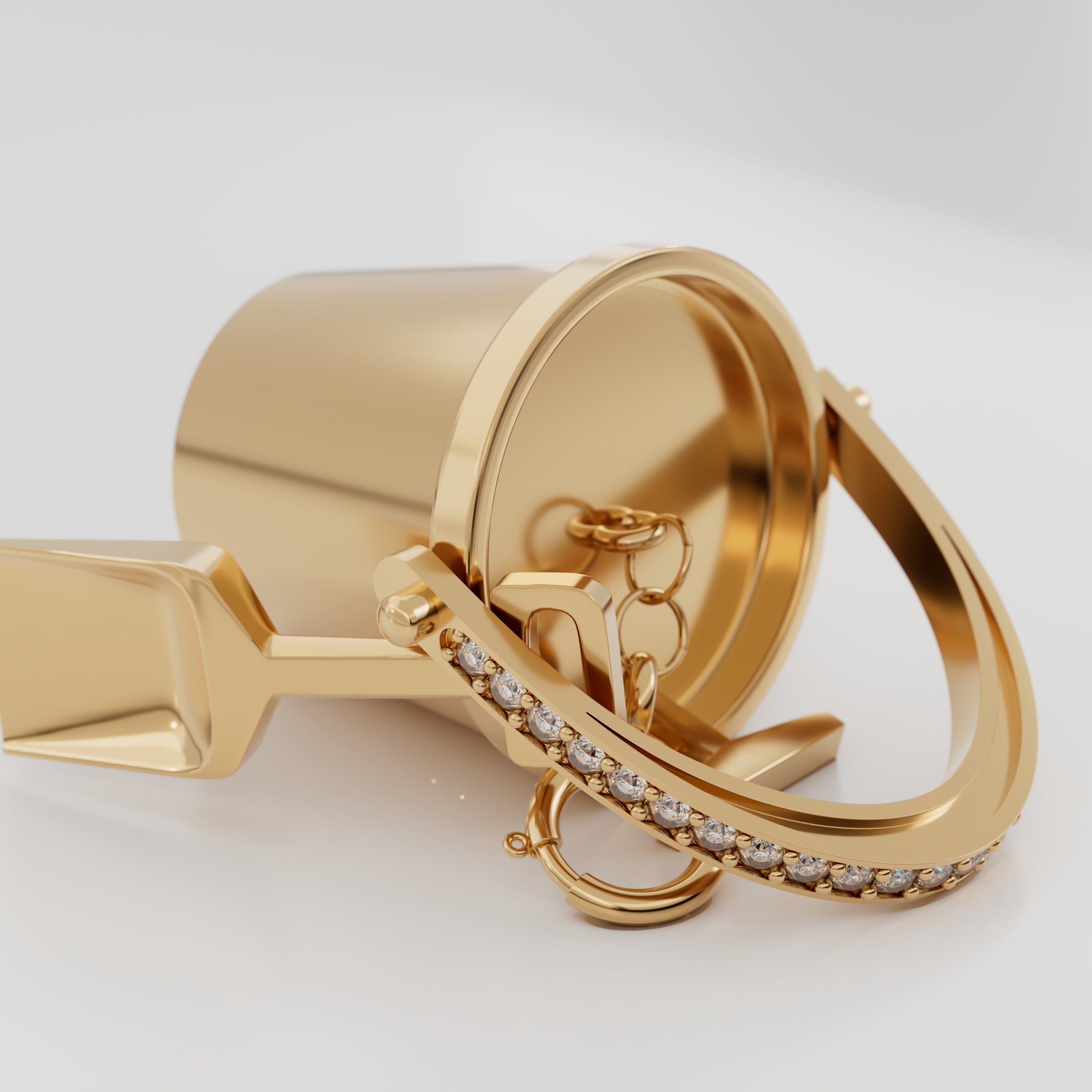 18k-yellow-gold-bucket-with-diamonds-NOT-Toys-X-Siran-By-IRAM-jewelry