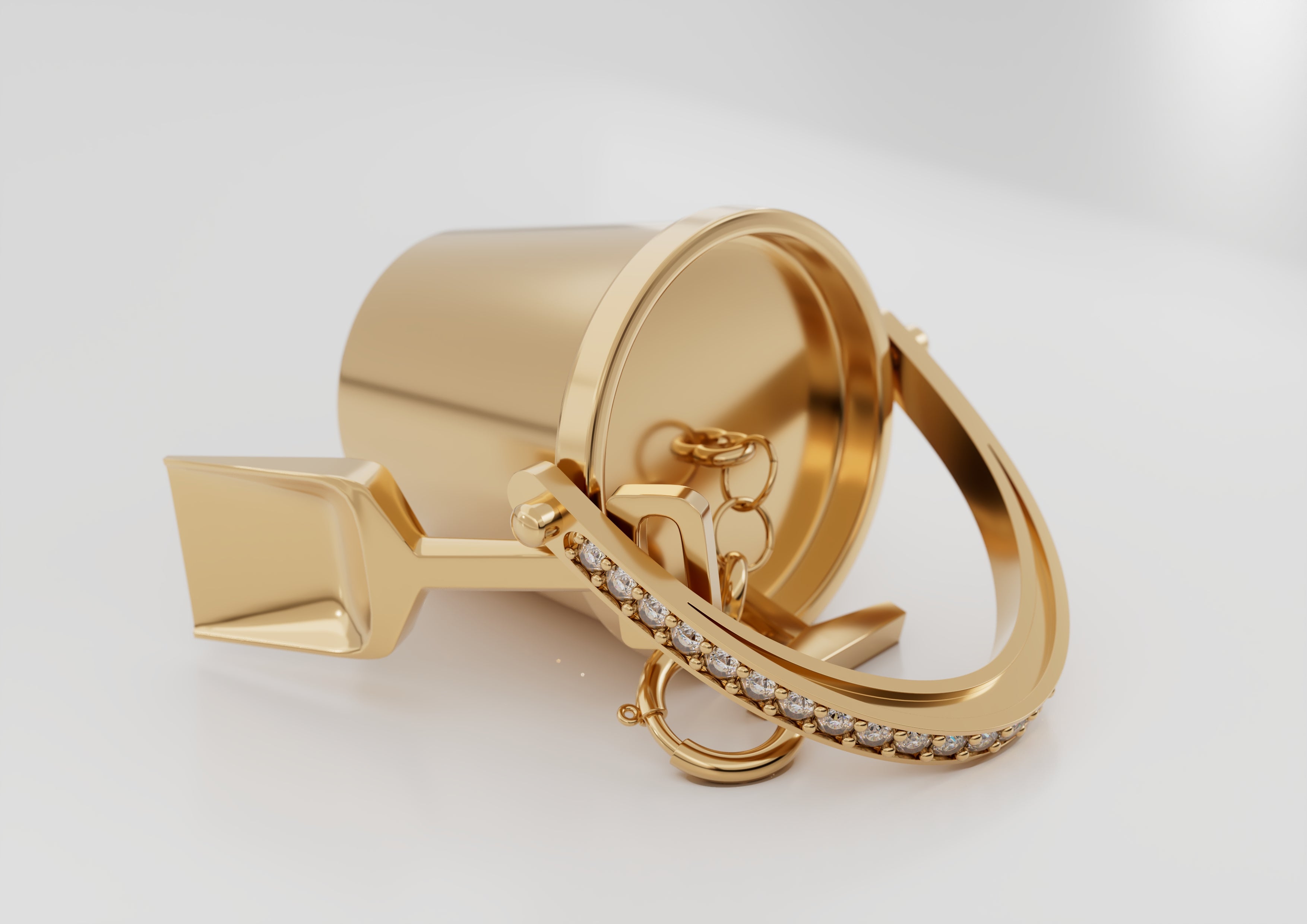 18k-yellow-gold-bucket-with-diamonds-NOT-Toys-X-Siran-By-IRAM-jewelry