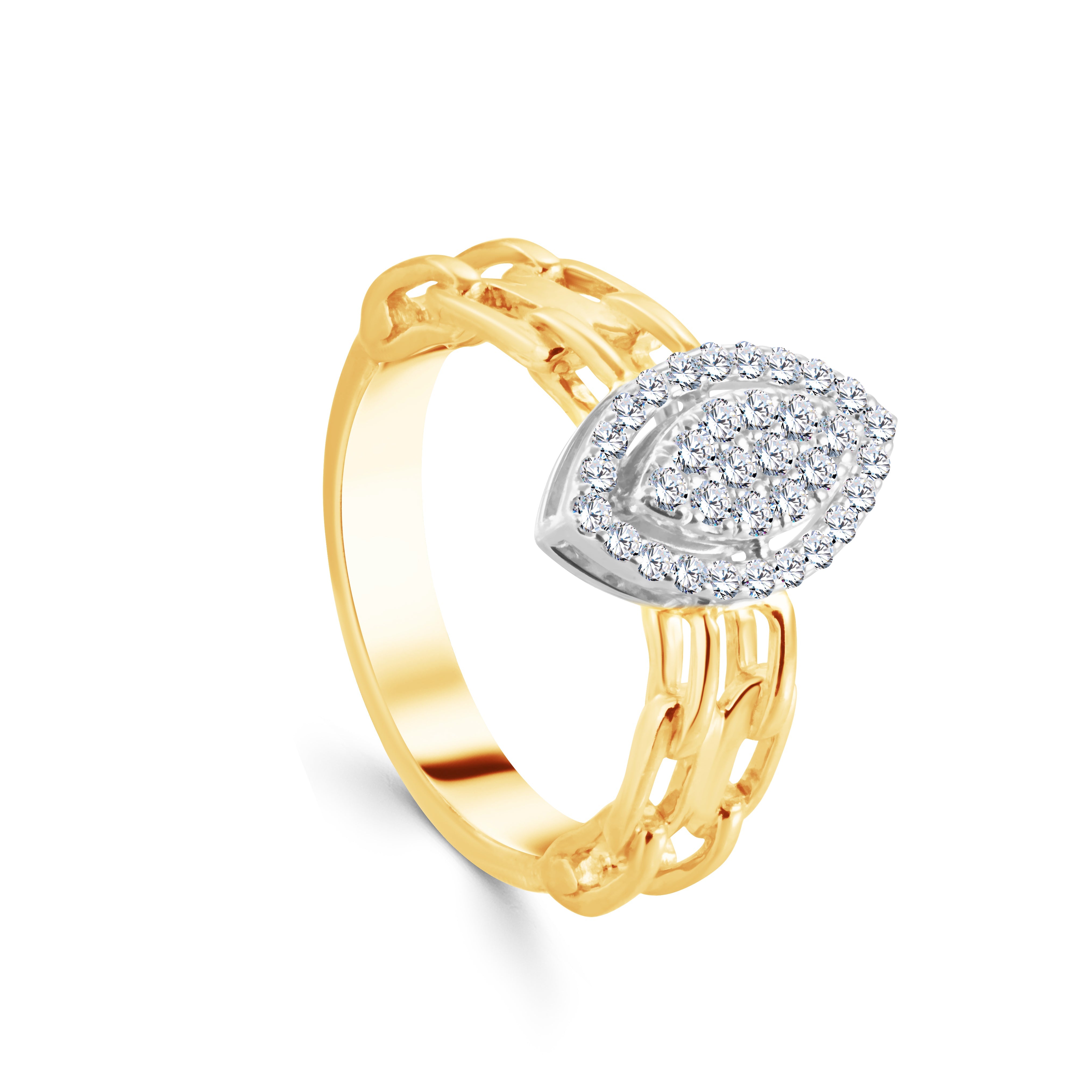 Diamond marquise shape ring - S-X09R