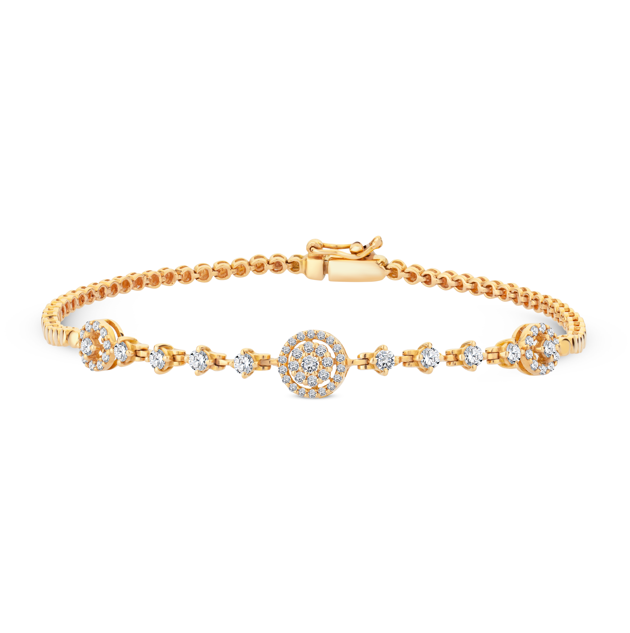 Magnificent Diamond Bracelet in Rose gold - S-X111B