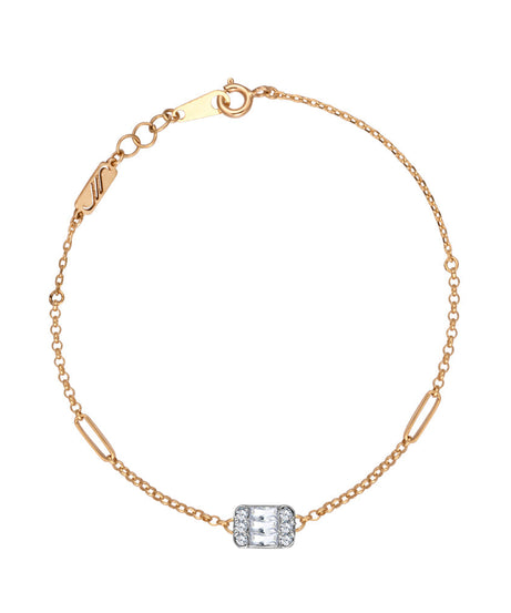 18K Yellow gold Diamond Bracelet - S-X151RB