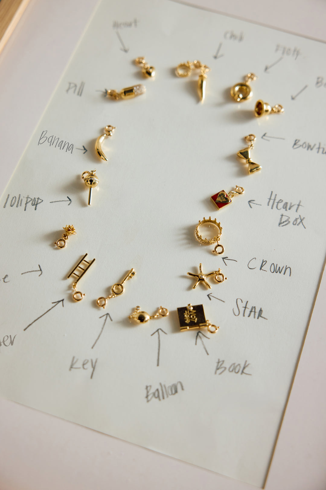 Siran x Not Toys charm jewelry editorial image