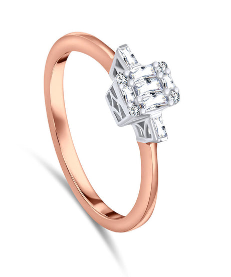 18k Rose gold Diamond Rings - TP2363R