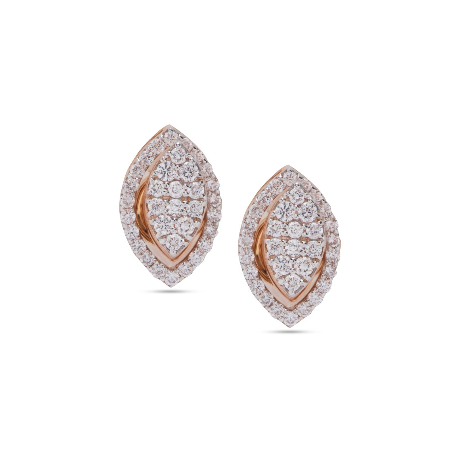 Opal Diamond Earring in Yellow 18 K Gold - S-EN022S