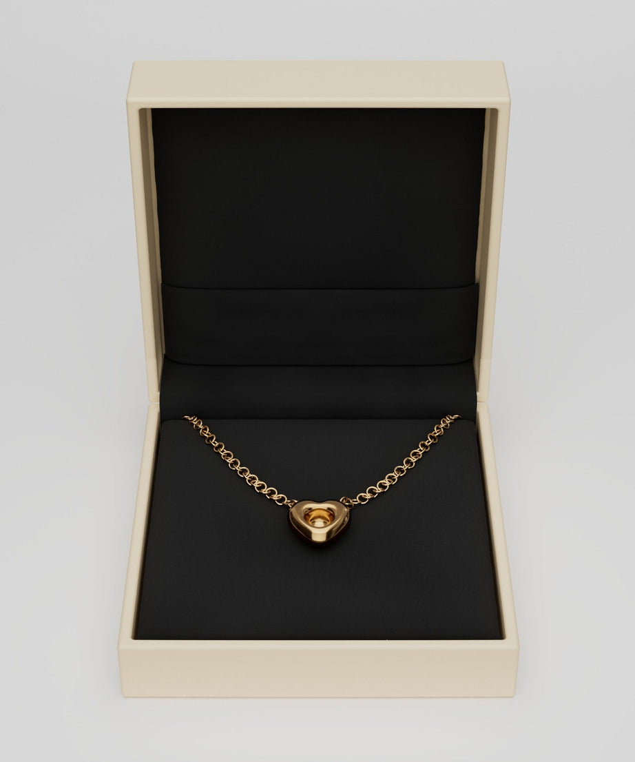 18k Gold Eternal Heart Pendant