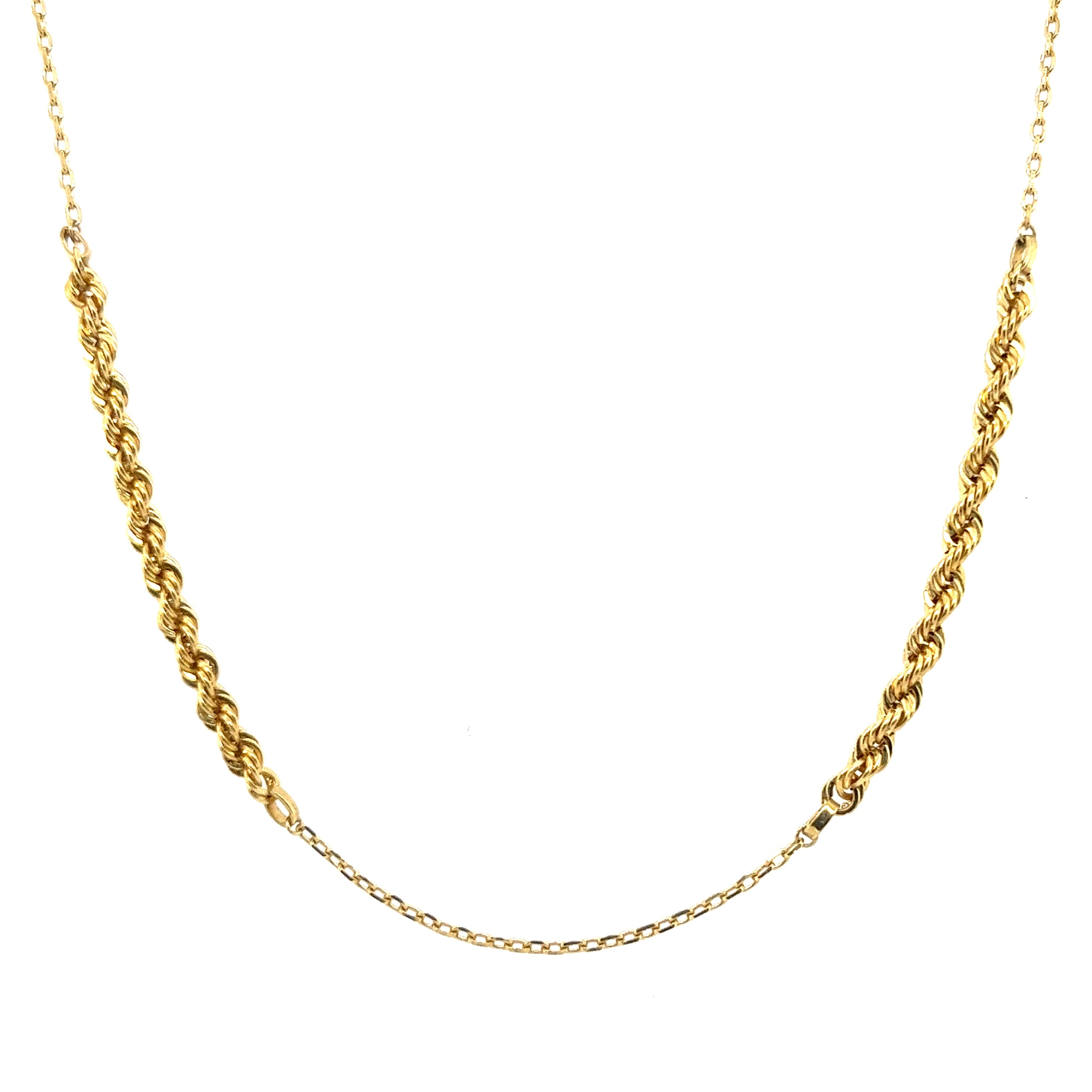 Magnificent Gold barided Necklace in 18K Yellow gold / MFT0385N/Y