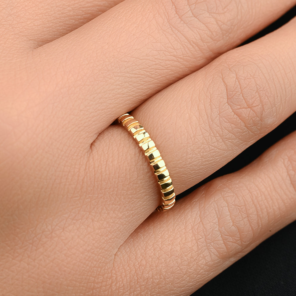 18K Perfect Gold Ring - K-W005G