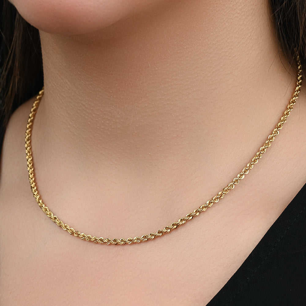 18K Gold Wrapped Necklace - MF038153N/Y