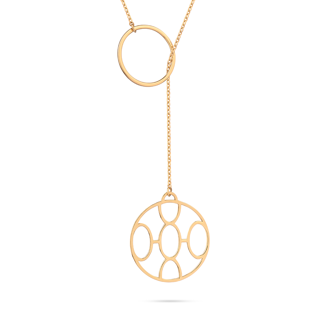 A Unique Summer Dangling Necklace in 18K Yellow Gold - S-P294G/Y